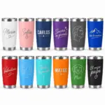 Vaso Personalizado Grabado a Láser de Acero tipo Yeti de 20 oz